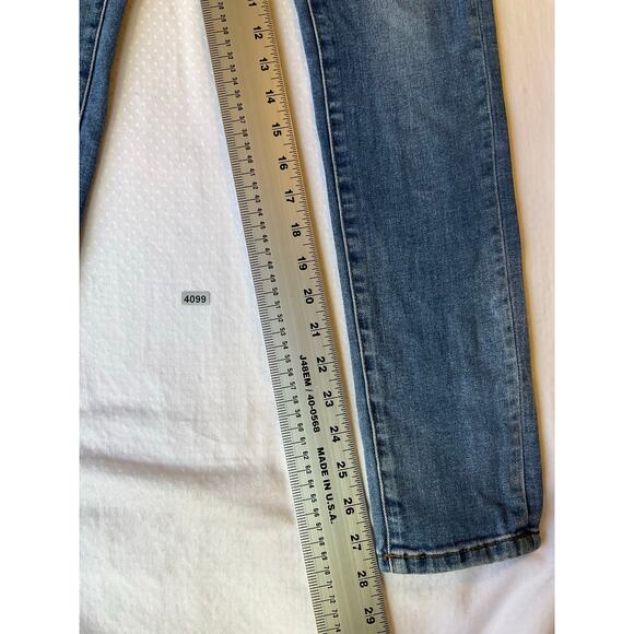 Joe’s Big Girl Skinny Jeans size 16 Blue Mid Rise Stretch Boot Adjustable Waist - Picture 5 of 12